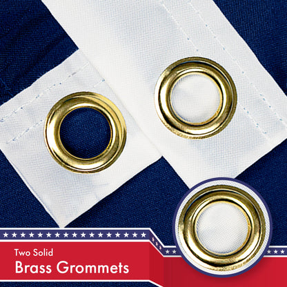 Alaska State Flag 150D Printed Polyester 3x5 Ft