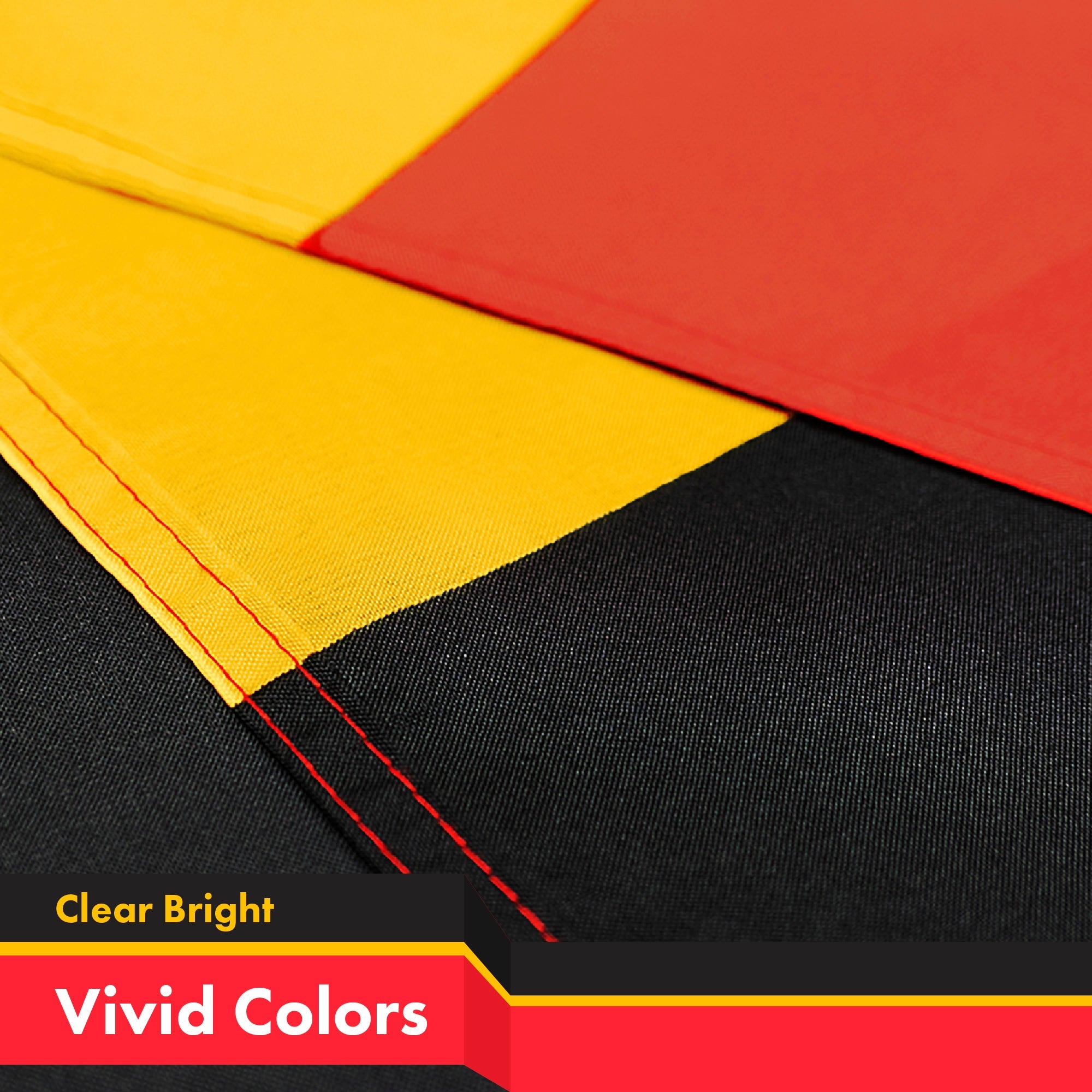 Belgium (Belgian) Flag 150D Printed Polyester 3x5 Ft