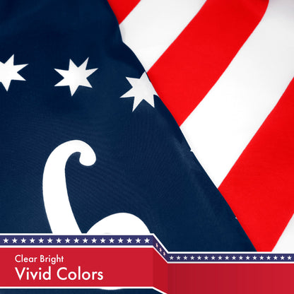 G128 - Bennington Historical American Revolution Flag | 3x5 feet | Printed 150D Quality Polyester