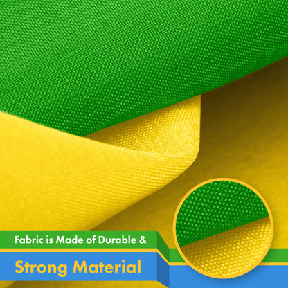 Mali (Malian) Flag | 3x5 feet | Printed 150D, Indoor/Outdoor, Vibrant Colors, Brass Grommets, Quality Polyester, Much Thicker More Durable Than 100D and 75D Polyester