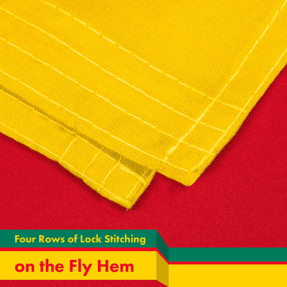 Cameroon (Cameroonian) Flag 150D Printed Polyester 3x5 Ft