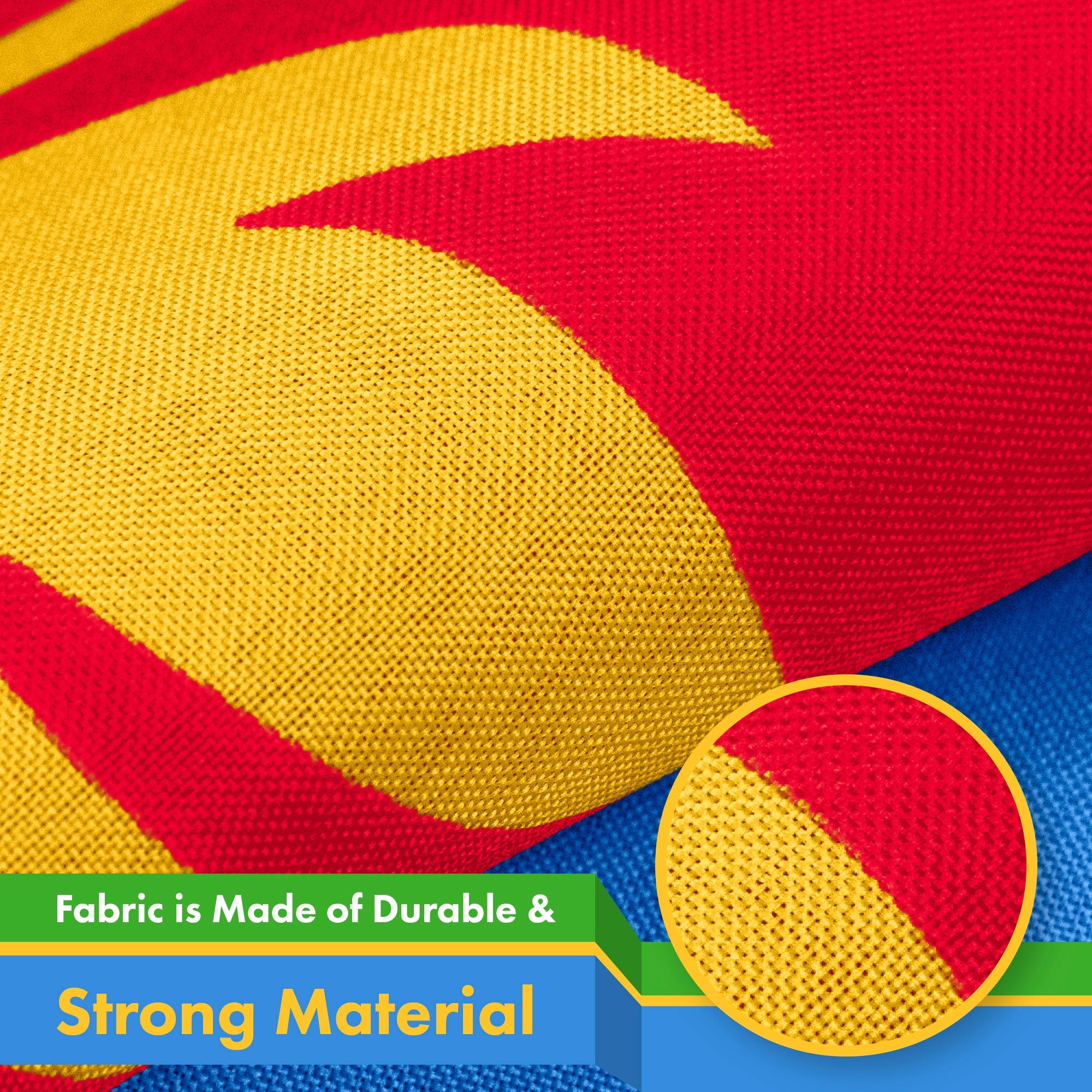 Eritrea (Eritrean) Flag | 3x5 feet | Printed 150D Indoor/Outdoor, Vibrant Colors, Brass Grommets, Quality Polyester, Much Thicker More Durable Than 100D 75D Polyester