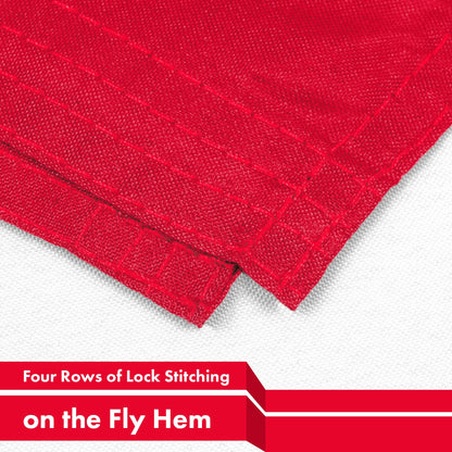 Denmark (Danish) Flag 150D Printed Polyester 3x5 Ft
