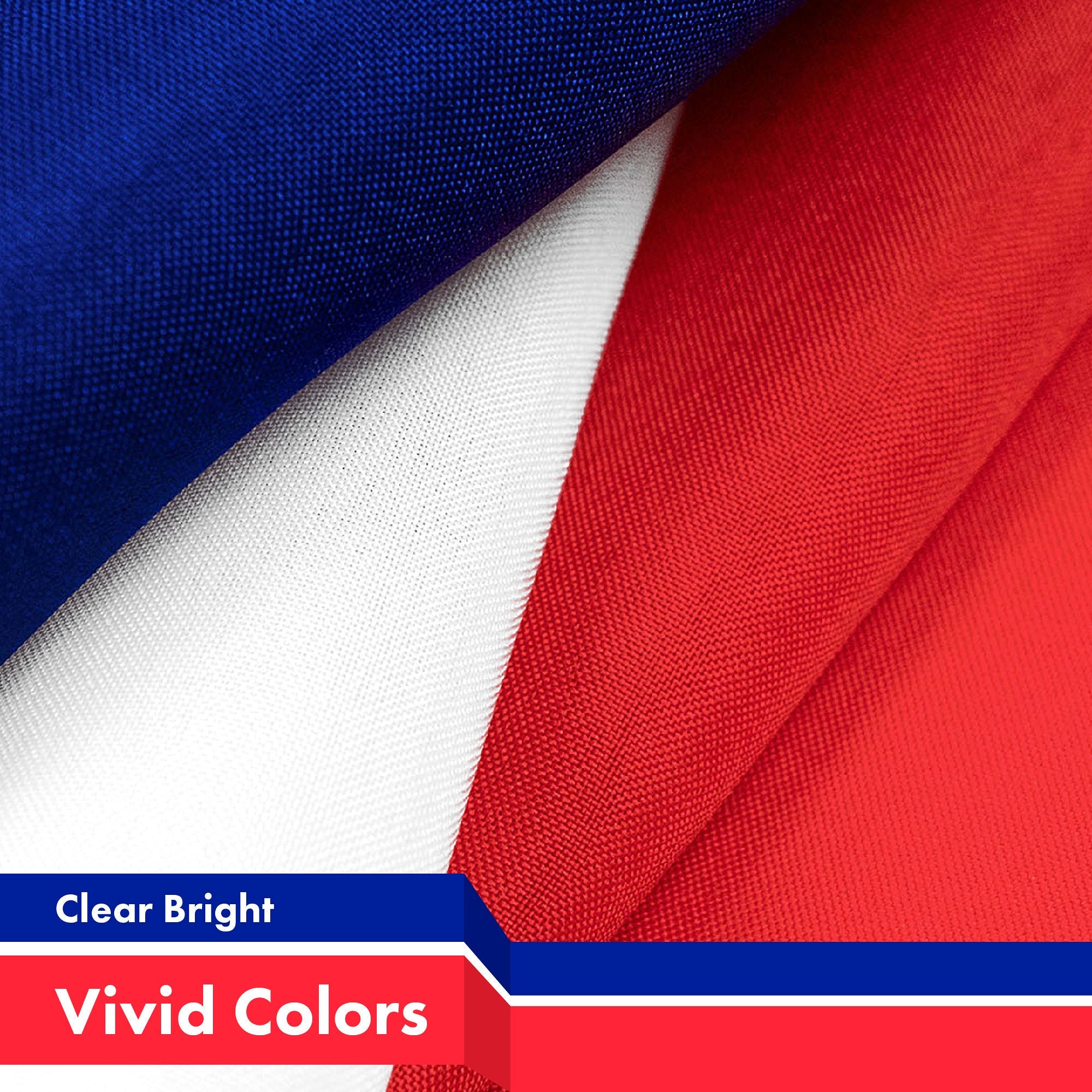 France (French) Flag 150D Printed Polyester 3x5 Ft