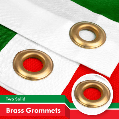 Italy (Italian) Flag 150D Printed Polyester 3x5 Ft