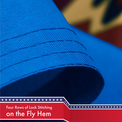 Oklahoma State Flag 150D Printed Polyester 3x5 Ft