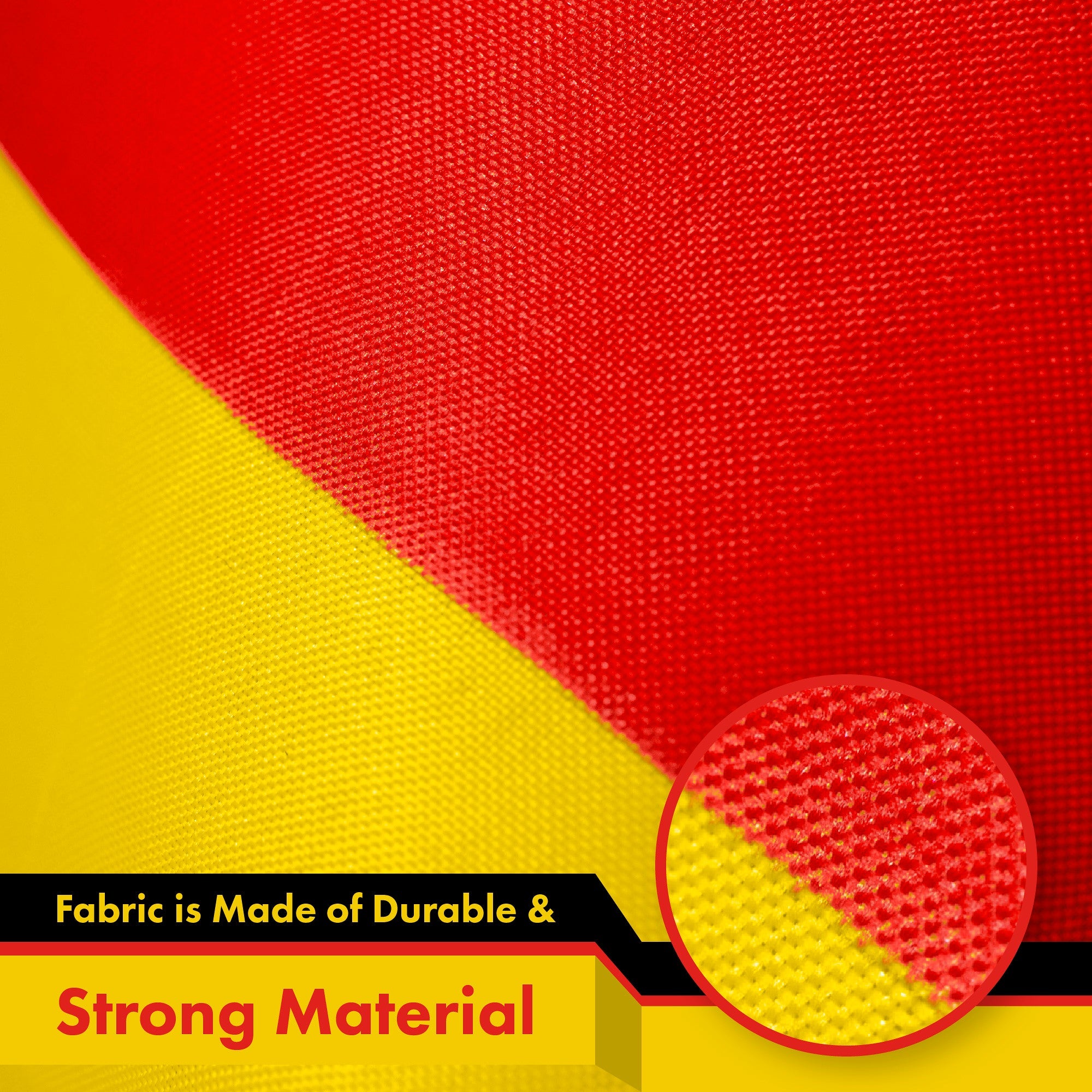 Germany (German) Flag 150D Printed Polyester 3x5 Ft
