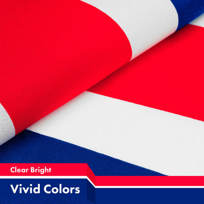 Iceland (Icelandic) Flag 150D Printed Polyester 3x5 Ft