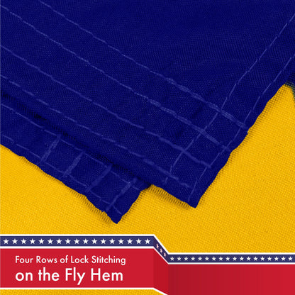 Indiana State Flag 150D Printed Polyester 3x5 Ft