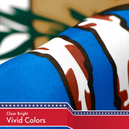 Oklahoma State Flag 150D Printed Polyester 3x5 Ft