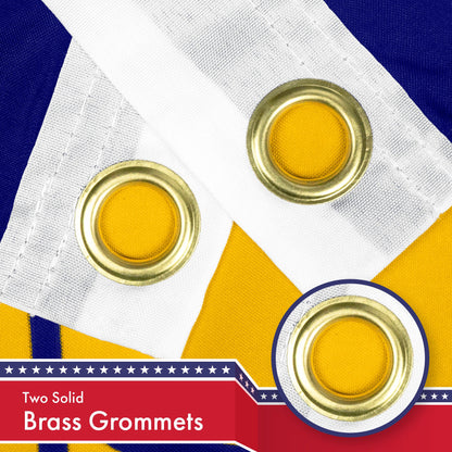 Indiana State Flag 150D Printed Polyester 3x5 Ft