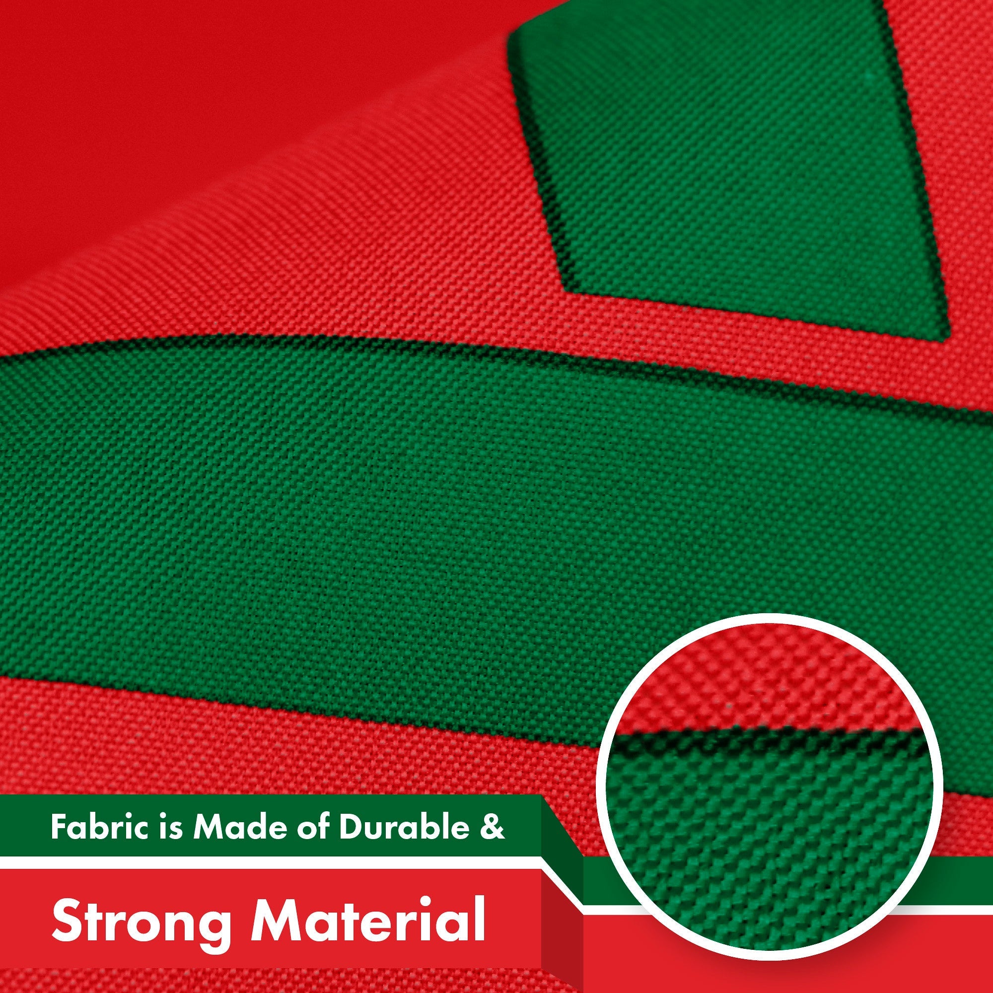 Morocco (Moroccan) Flag 150D Printed Polyester 3x5 Ft