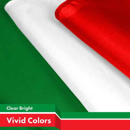 Italy (Italian) Flag 150D Printed Polyester 3x5 Ft