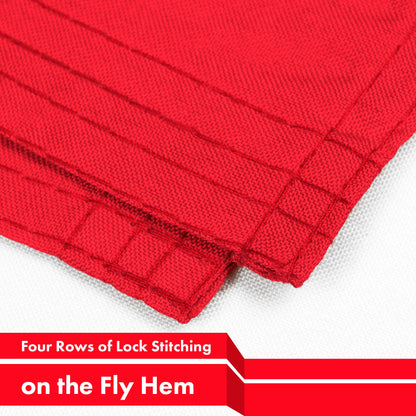 Peru (Peruvian) Flag 150D Printed Polyester 3x5 Ft