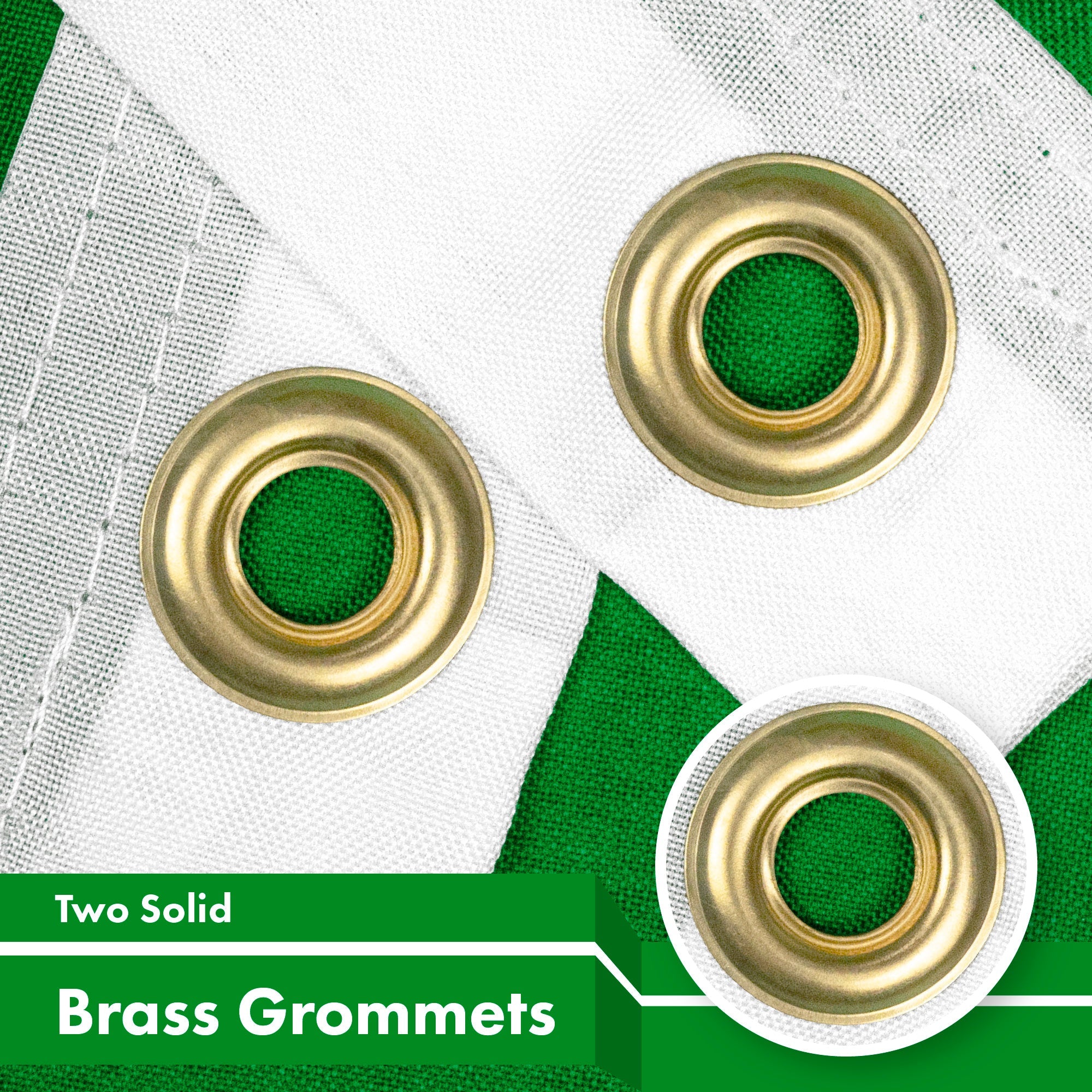 G128 - Saudi Arabia Flag 3x5 ft Printed Brass Grommets 150D Quality Polyester Flag