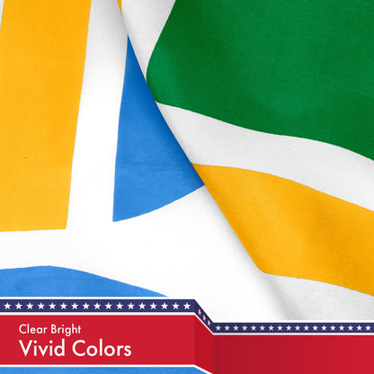 G128 Portland City Flag | 3x5 feet | Printed 150D Quality Polyester