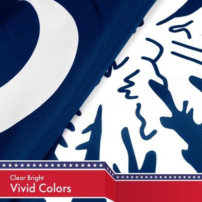 South Carolina Flag 150D Printed Polyester 3x5 Ft