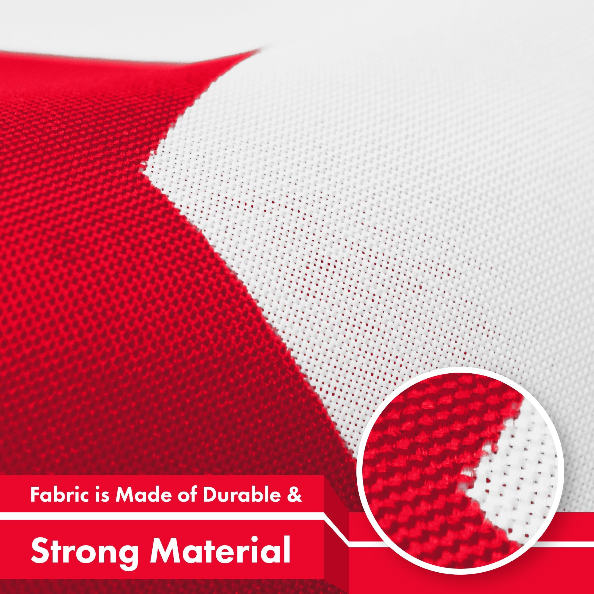Tunisia (Tunisian) Flag 150D Printed Polyester 3x5 Ft