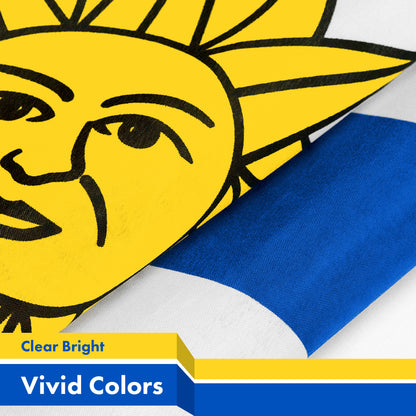 Uruguay (Uruguayan) Flag 150D Printed Polyester 3x5 Ft