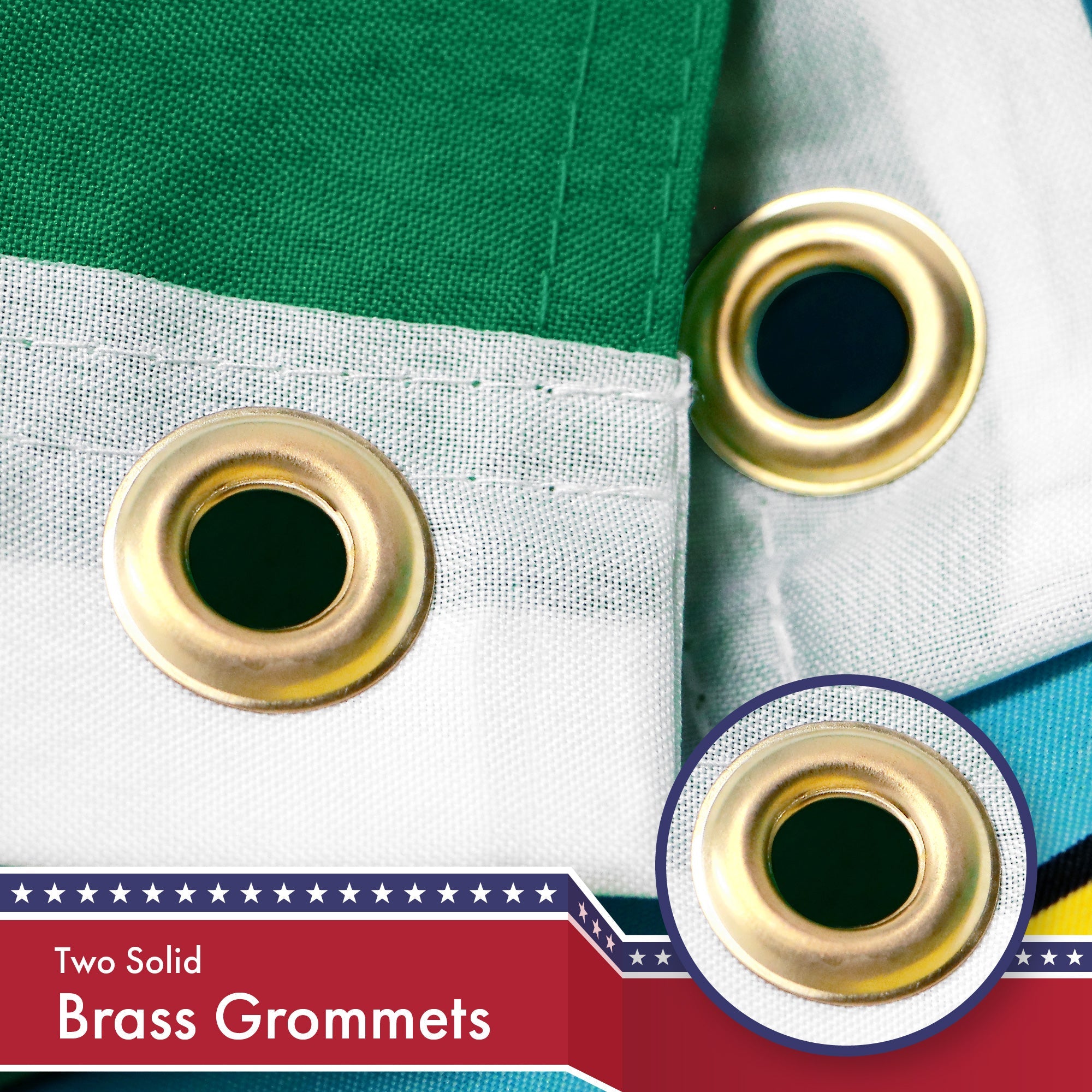 G128 Washington State Flag | 3x5 feet | Printed 150D, Indoor/Outdoor, Vibrant Colors, Brass Grommets, Quality Polyester, Much Thicker More Durable Than 100D 75D Polyester