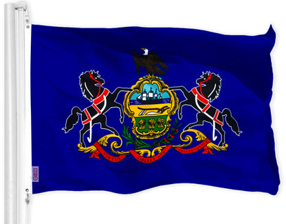 Pennsylvania State Flag 150D Printed Polyester 3x5 Ft
