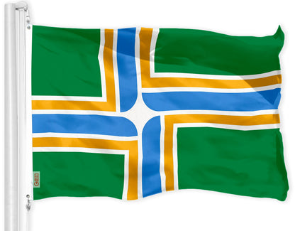 G128 Portland City Flag | 3x5 feet | Printed 150D Quality Polyester