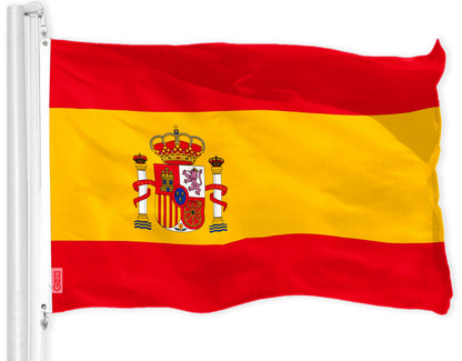 Spain (Spanish) Flag 150D Printed Polyester 3x5 Ft