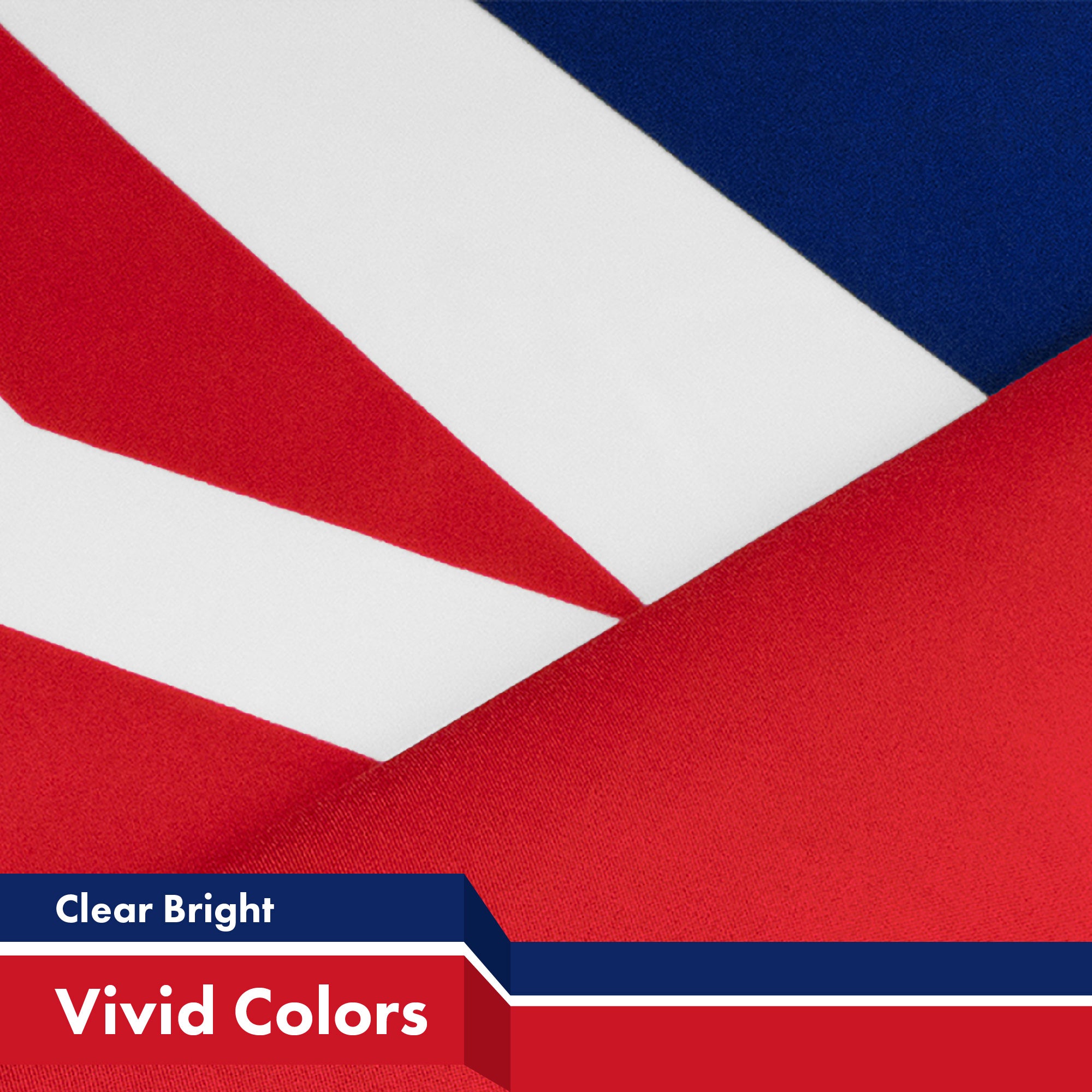 G128 - United Kingdom Flag (British, Union Jack) | 3x5 feet | Printed 150D - Indoor/Outdoor