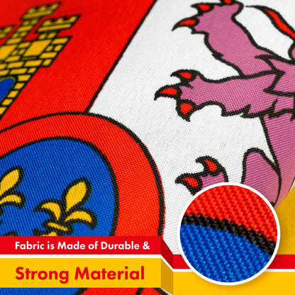 Spain (Spanish) Flag 150D Printed Polyester 3x5 Ft
