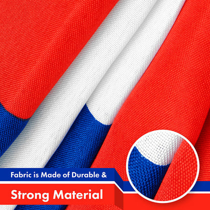 Russia (Russian) Flag 150D Printed Polyester 3x5 Ft