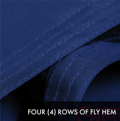 G128 Indiana State Flag | 2x3 Ft | ToughWeave Series Embroidered 300D Polyester | Embroidered Design, Indoor/Outdoor, Brass Grommets