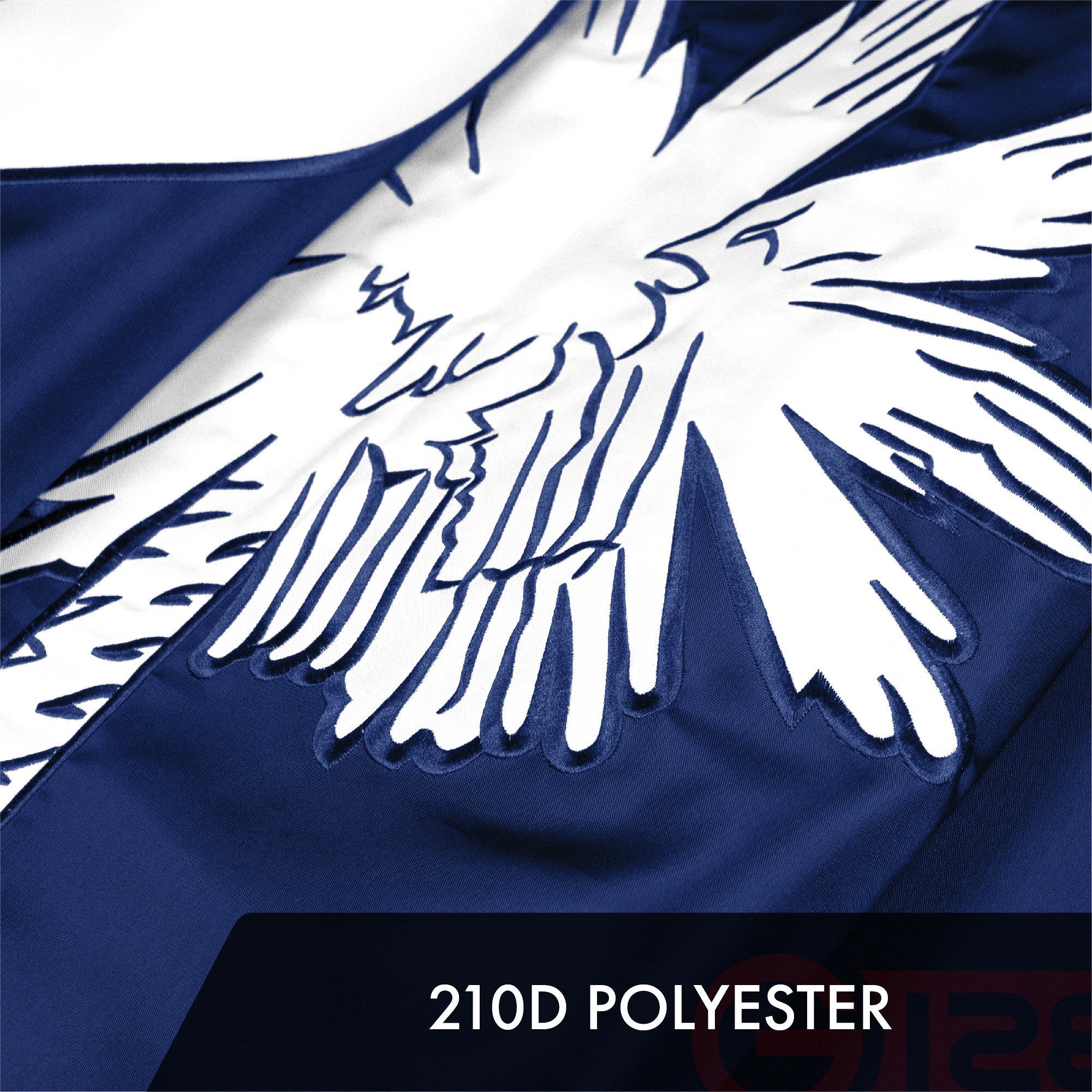 G128 South Carolina State Flag | 2.5x4 Ft | ToughWeave Series Embroidered 300D Polyester | Embroidered Design, Indoor/Outdoor, Brass Grommets