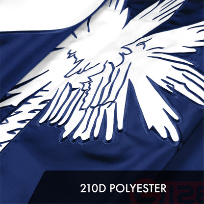 G128 South Carolina State Flag | 2.5x4 Ft | ToughWeave Series Embroidered 300D Polyester | Embroidered Design, Indoor/Outdoor, Brass Grommets