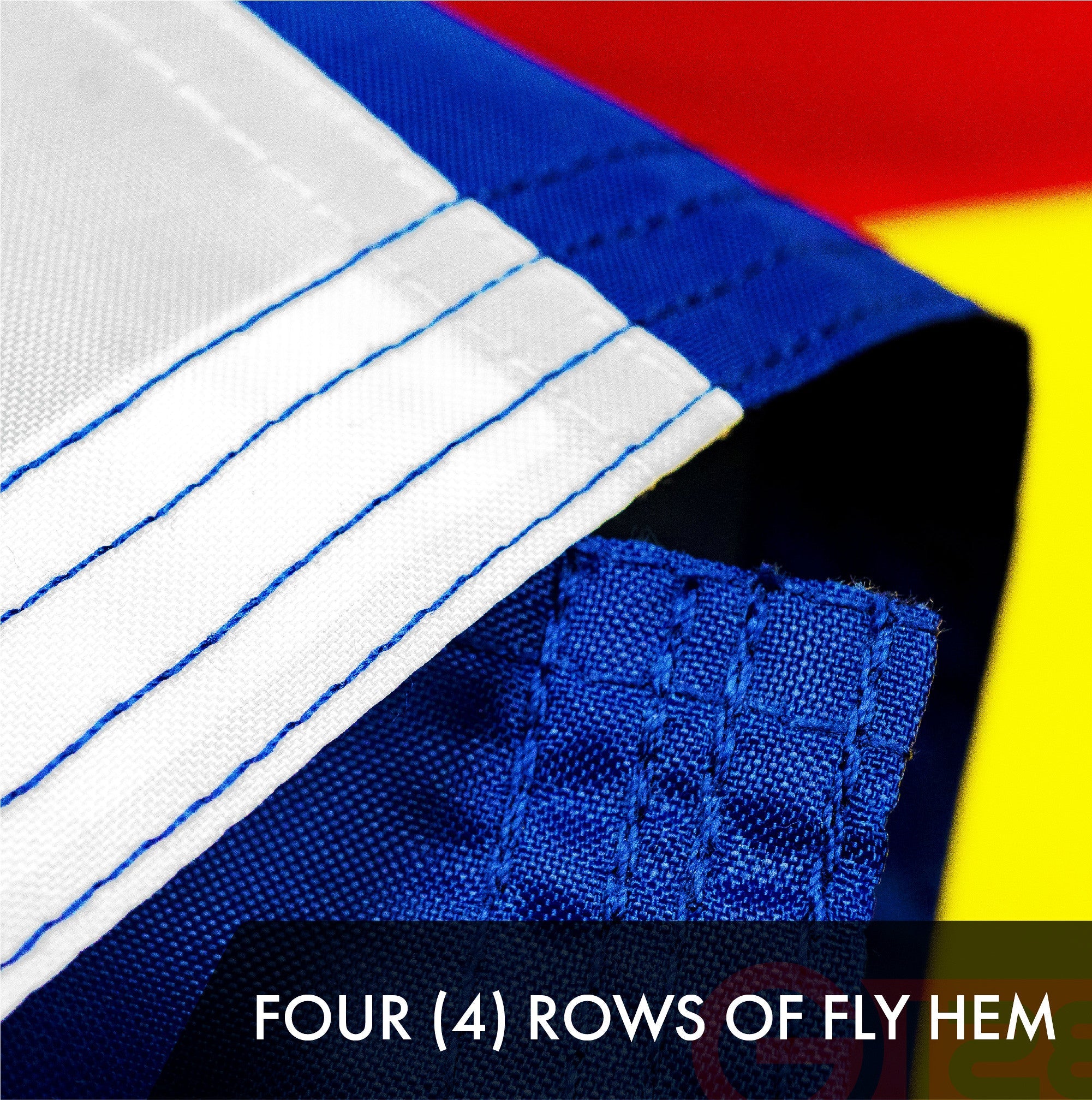 G128 Colorado State Flag | 2x3 Ft | ToughWeave Series Embroidered 300D Polyester | Embroidered Design, Indoor/Outdoor, Brass Grommets