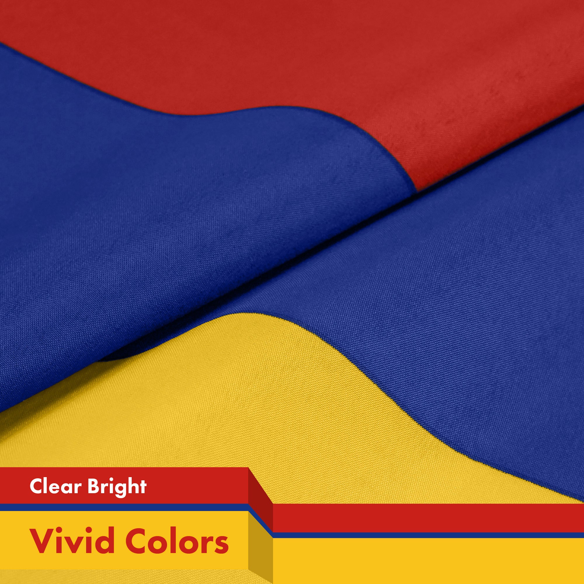 Armenia Armenian Flag 3x5 feet Printed 150D, Indoor/Outdoor, Vibrant Colors, Brass Grommets, Quality Polyester, Much Thicker More Durable Than 100D 75D Polyester