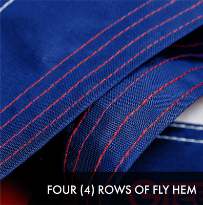 G128 Tennessee State Flag | 2x3 Ft | ToughWeave Series Embroidered 300D Polyester | Embroidered Design, Indoor/Outdoor, Brass Grommets