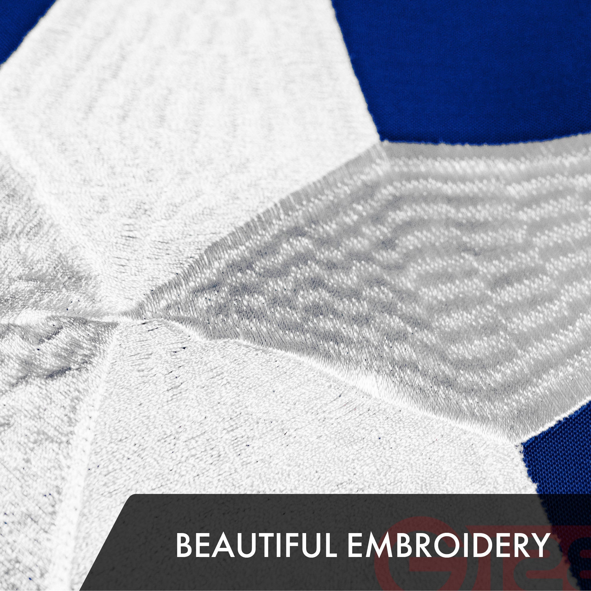 G128 Texas TX State Flag | 20x30 In | ToughWeave Series Embroidered 300D Polyester | Embroidered Design, Indoor/Outdoor, Brass Grommets