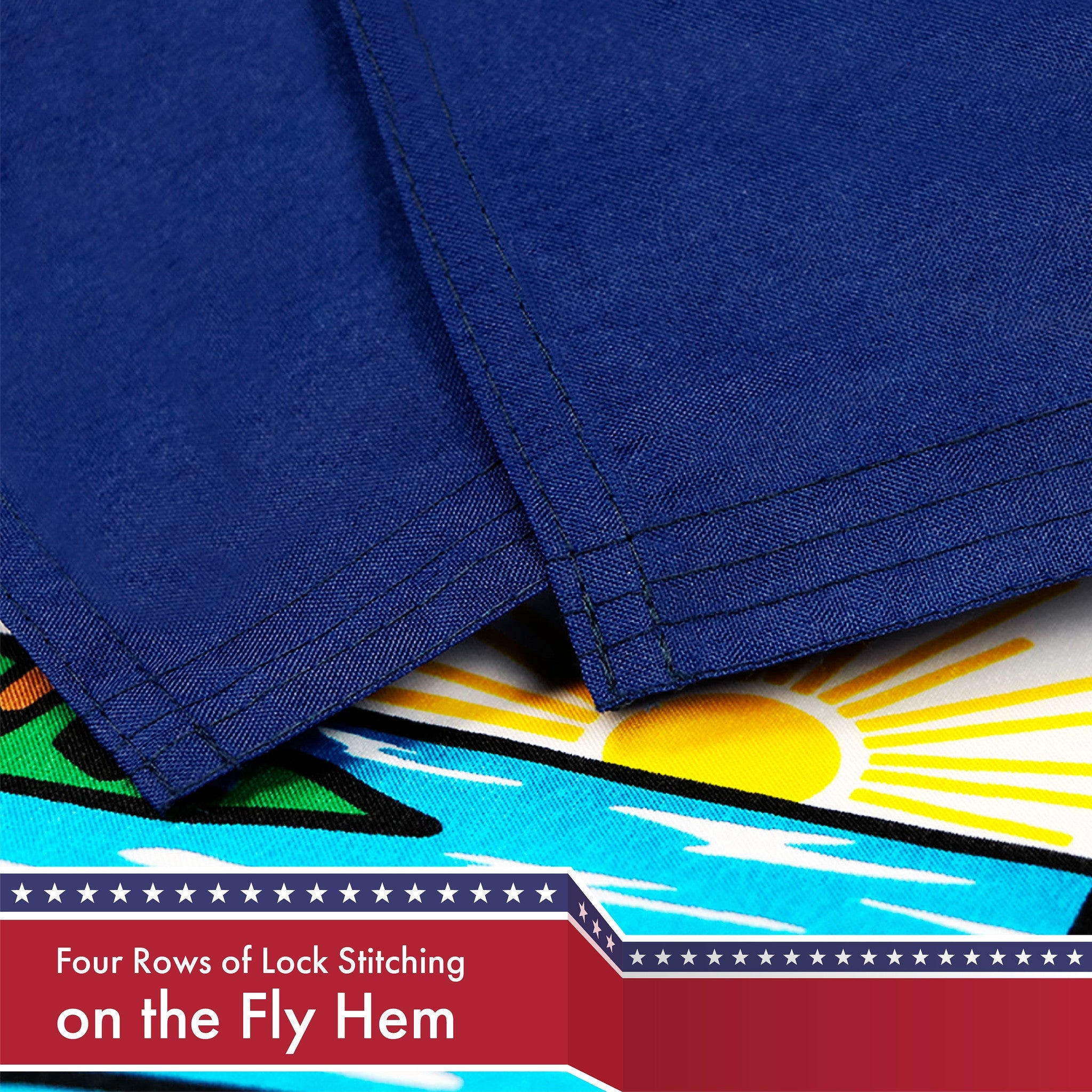 Michigan State Flag 150D Printed Polyester 3x5 Ft