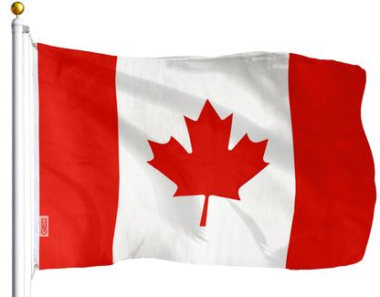 Canada (Canadian) Flag 75D Printed Polyester 3x5 Ft