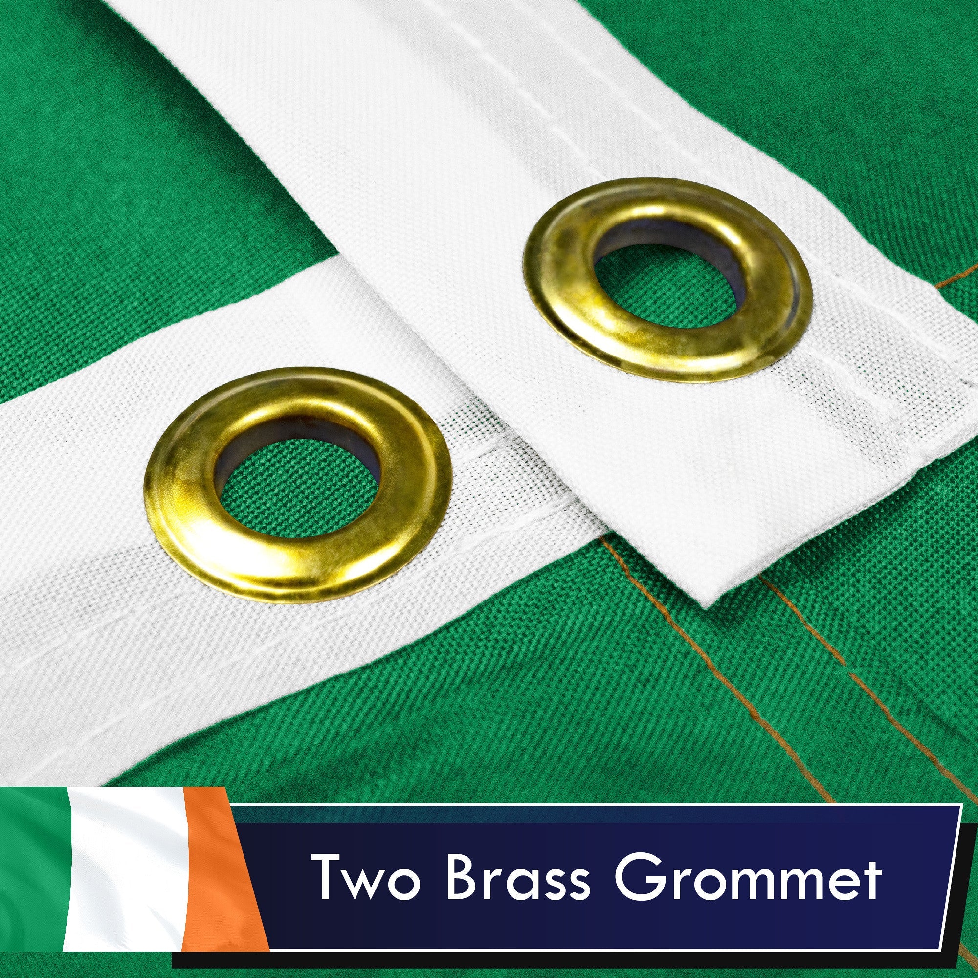 Ireland (Irish) Flag 75D Printed Polyester 3x5 Ft