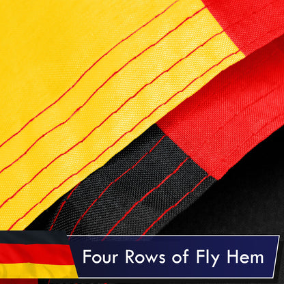 Germany (German) Flag 75D Printed Polyester 3x5 Ft