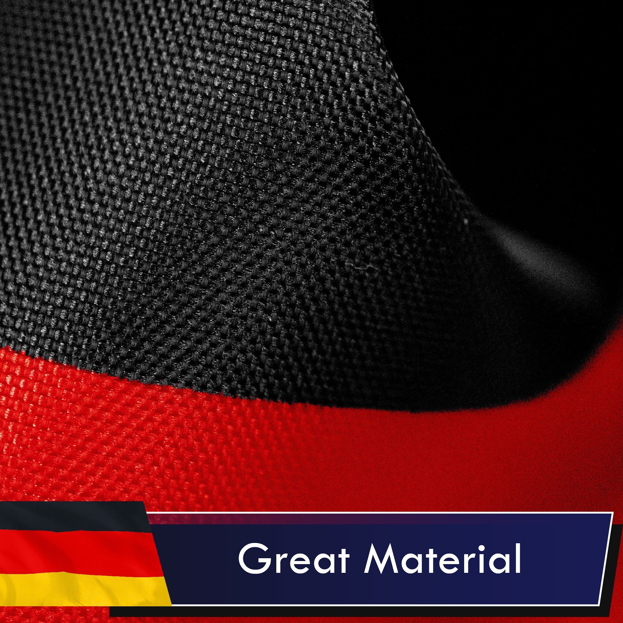 Germany (German) Flag 75D Printed Polyester 3x5 Ft