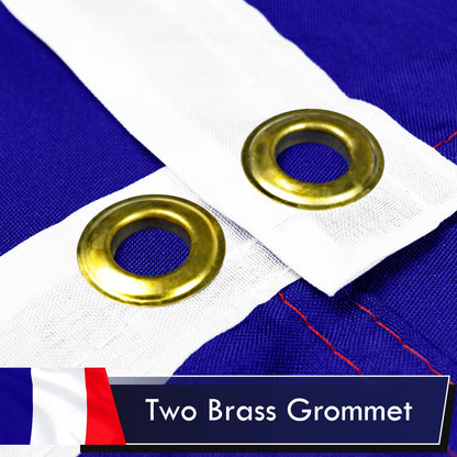 France (French) Flag 75D Printed Polyester 3x5 Ft