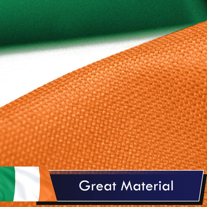 Ireland (Irish) Flag 75D Printed Polyester 3x5 Ft