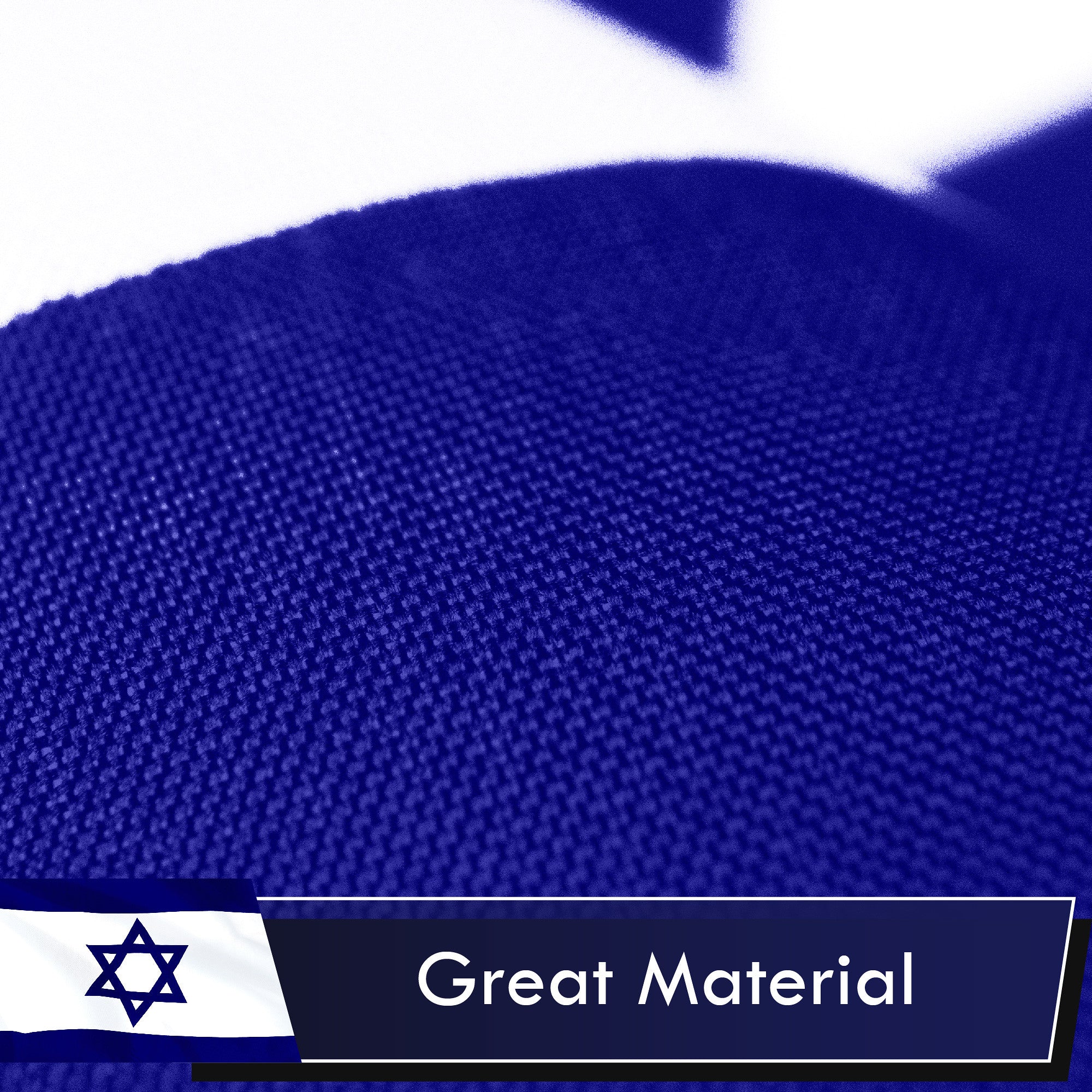Israel (Israeli) Flag 75D Printed Polyester 3x5 Ft