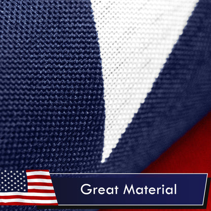 American Flag 75D Printed Polyester 3x5 Ft