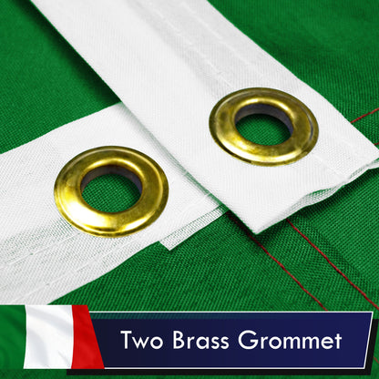 Italy (Italian) Flag 75D Printed Polyester 3x5 Ft