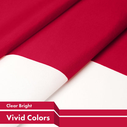 G128 Austria Austrian Flag | 3x5 feet | Printed 150D - Indoor/Outdoor, Vibrant Colors, Brass Grommets, Quality Polyester, Much Thicker More Durable Than 100D 75D Polyester