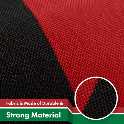 G128 United Arab Emirates Emirati Flag | 3x5 feet | Printed 150D - Indoor/Outdoor, Vibrant Colors, Brass Grommets, Quality Polyester, Much Thicker More Durable Than 100D 75D Polyester