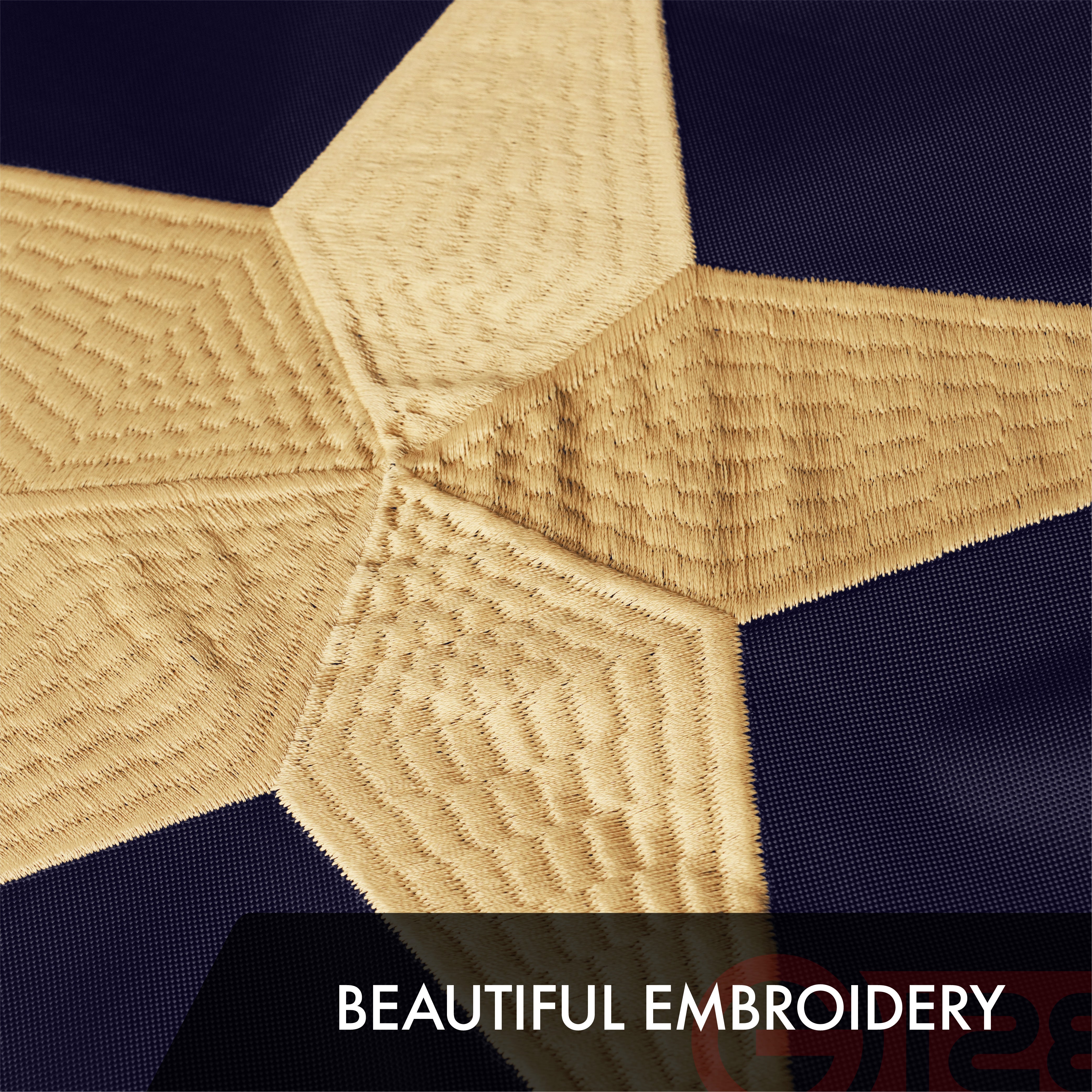 G128 Texas Tea-Stained TX State Flag | 3x5 Ft | Embroidered 420D Polyester - Embroidered Stars, Sewn Stripes, Brass Grommets, Indoor/Outdoor, Vibrant Colors, Quality Polyester